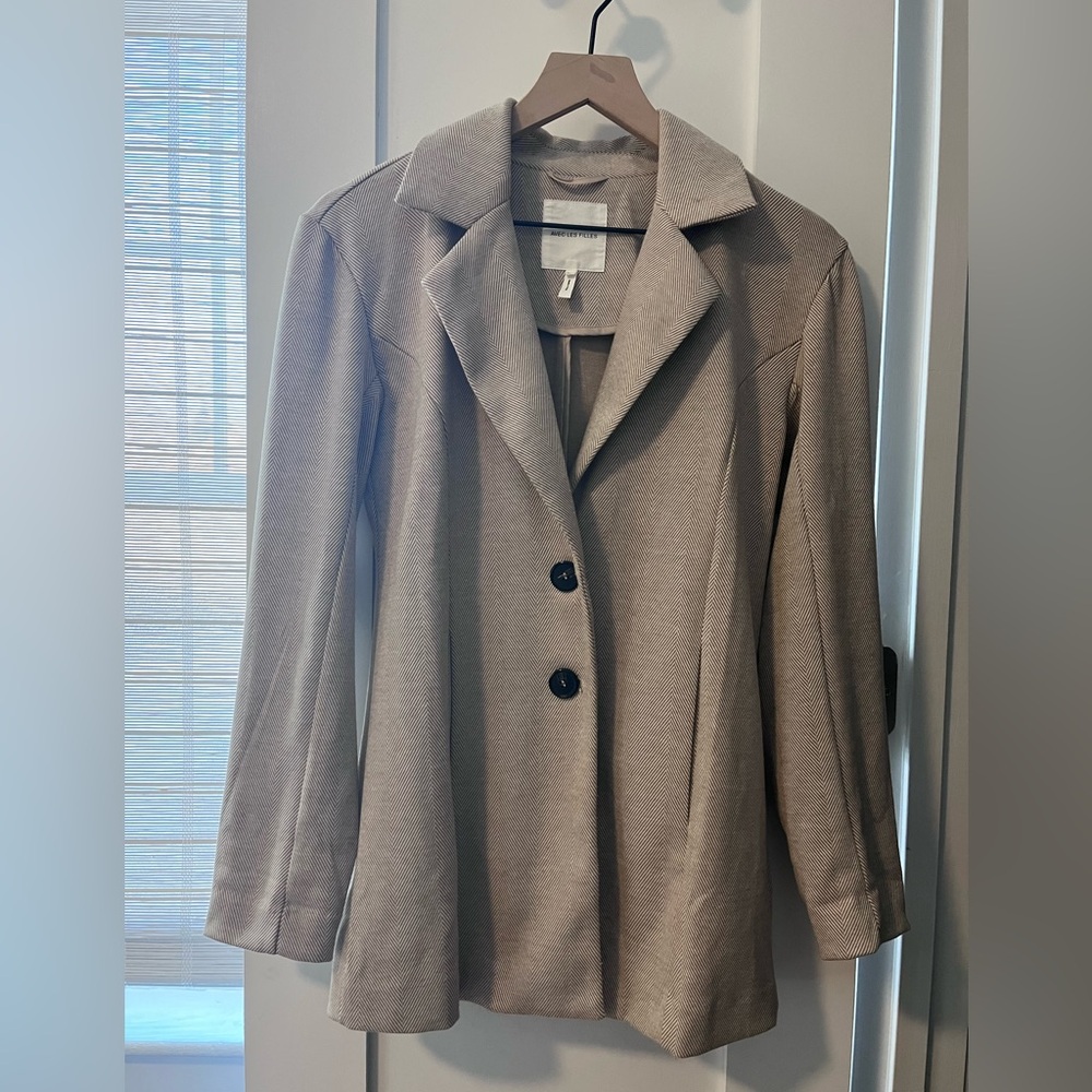 Avec les filles longline blazer oversized